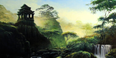 Painting, The Bewitching Place, by Janet Crittenden